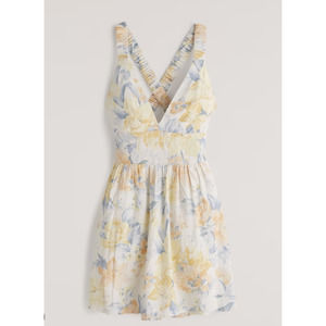 Abercrombie & Fitch Scrunchie Strap Skort Dress Floral - Size L